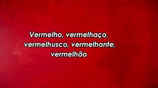 Fafá de Belém  Vermelho Letra [upl. by Reifnnej877]