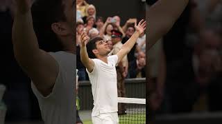 The ULTIMATE celebration 🎉 Wimbledon Shorts Tennis [upl. by Ahteral]