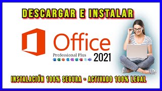 🚀✅ Como Descargar e Instalar Office 2021 Professional 100 activado de manera Legal 2024 [upl. by Niatsirt]