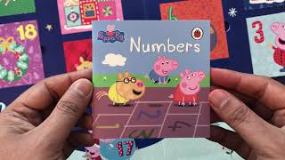 03 Numbers Peppa Pig Christmas Advent Calendar 24 Books  Read Aloud Book for Children and Toddler [upl. by Weaver]