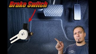 Fix How to replace Brake light Switch  Brake lights stay on [upl. by Acsehcnarf567]