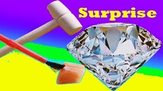 Learn About Gems Open Mystery Surprise Diamond Kids Dig It Activity [upl. by Koressa352]