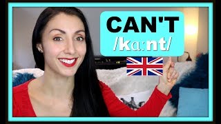 CANT 😱  How To Pronounce  British English Pronunciation [upl. by Nereil]