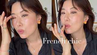 GRWM 프렌치 시크 ✨ 무드메이크업ㅣ쉽게하는세미 스모키l 데일리 로지톤 🌹 [upl. by Coady]