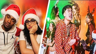 RiceGum  Naughty or Nice Official Music Video Christmas Song  DISS JAKE PAUL 😱🔥  reaction [upl. by Arlyn]