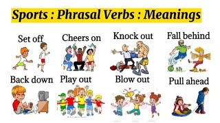 Phrasal Verbs For Sports with Meanings  phrasalverbs [upl. by Bartram]