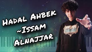 Hadal Ahbek Issam Alnajjar Piano Tutorial [upl. by Bubalo]