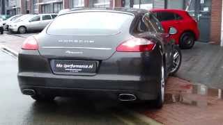 PORSCHE PANAMERA 36 V6 EXHAUST SOUND STAINLESS STEEL CUSTOM MADE [upl. by Ecille]