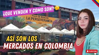 Asi son los MERCADOS en COLOMBIA🇨🇴  Las plaza mercados mas famosas de BOGOTA 😱¿Que venden💸 [upl. by Yrehc733]