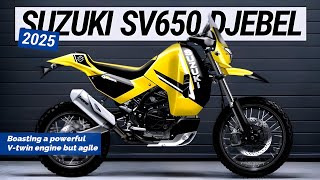 2025 Suzuki SV650 Djebel Unveiled  Boasting a potent V twin engine Robust yet agile [upl. by Crissy170]