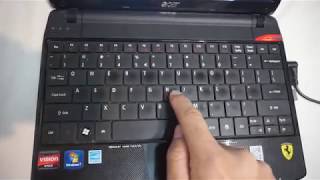 Why is the Keyboard typing Numbers instead of Letters Numeric keys NumLock Acer Ferrari One N214 [upl. by Ripleigh609]