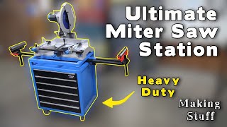 Ultimate Heavy Duty Miter Saw Stand [upl. by Yralih123]