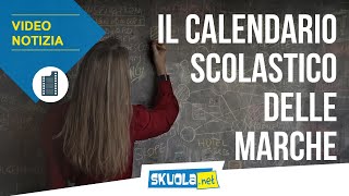 Calendario scolastico Marche 202021 tutto quello da sapere [upl. by Jacintha]