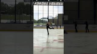 layback spin on ice iceskating figureskating sports iceskate [upl. by Cannell]