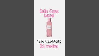 Skin care clutter products decal id codes roblox bloxburg💗✨ [upl. by Ahsita]