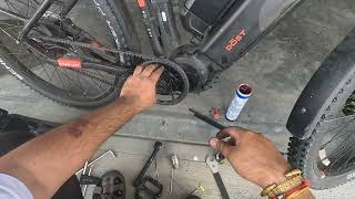 Bafang BBS02 Grease Application DOST Bike  Kope CVT [upl. by Skillern]