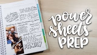 Powersheets Prep  2019 Goal Setting [upl. by Lilia]