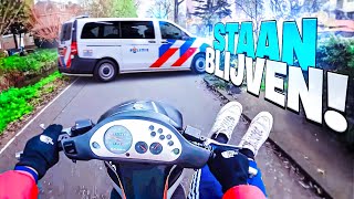 GILERA RUNNER 180CC POV STREET RIDE EN POLITIE ACHTERVOLGING  ErraVlogs [upl. by Anrehs971]