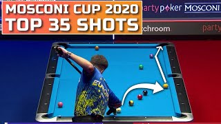 TOP 35 BEST SHOTS  Mosconi Cup 2020 9Ball Pool [upl. by Tallia]