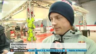 Kimi Räikkönen Interview MTV3 at Wales Rally GB 2011 [upl. by Elroy760]