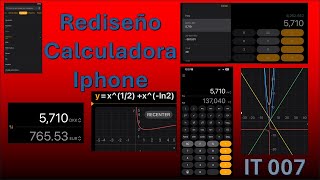 Nueva Calculadora Iphone con historial conversor y grafica todo lo que puedes hacer [upl. by Plank]