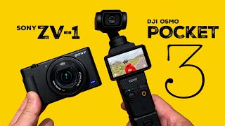 【小型Vlogカメラどっちにする？】DJI Osmo Pocket 3 vs Sony ZV1 2024年 Tokyo [upl. by Rolan]