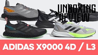 UNBOXINGREVIEW  adidas X9000 4D  L3 [upl. by Evilo]