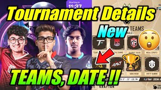 BGIS Date New Tournament Details 😮 Teams Date Timing 🔥 Soul Godl [upl. by Nylynnej]