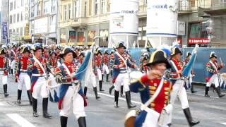 Oktoberfest parade Munich Bavaria Germany Europe [upl. by Shurwood]