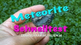 Meteorite selber prüfen  Meteorit Test [upl. by Anile]