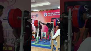 National record in South India competition 93 kg sub jr 2825 kilo [upl. by Bithia]