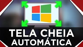 Como abrir programas sempre em TELA CHEIA no windows  MAXIMIZADO  RÁPIDO E FÁCIL [upl. by Malda]