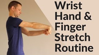 Wrist Hand amp Finger Stretching Routine  Active Isolated Stretching [upl. by Khalsa363]