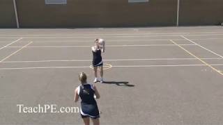 Netball Drill  Ball Skills  Variety of Dishes and Hooks [upl. by Osbourn]