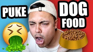 EAT PUKE OR EAT DOG FOOD  Would You Rather [upl. by Reteid]