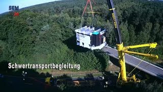 Schwertransport 2015 HRS SpelleSalzbergen [upl. by Yrdnal834]