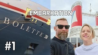 Fred Olsen Bolette  Join us on embarkation day [upl. by Clo233]