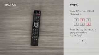 Universal Remote Control – URC 7980 Smart Control – how to setup a Macro [upl. by Elson]