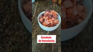 Ensalada de Remolacha alimentos receta alimentacaosaudavel cocina alimentossanos comida [upl. by Ewan]