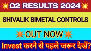 Shivalik Bimetal Q2 Results 2023 🔴 Shivalik Bimetal Results 🔴 Shivalik Bimetal Share News [upl. by Aihsenot]