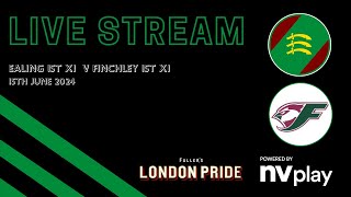 LIVE STREAM  Ealing 1st XI v Finchley 1st XI  Middlesex Premier League Round 6 [upl. by Enilorak]