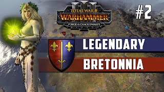 Legendary Bretonnia  Immortal Empires Campaign  Total War Warhammer 3 Episode 2 [upl. by Saimon]