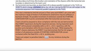 FTC Manual Audiobook 12 Robot Construction Rules [upl. by Tillman]