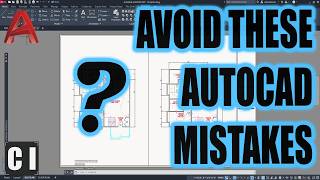 Common AUTOCAD Mistakes to Avoid for Perfect Drawings Every Time [upl. by Hasin]