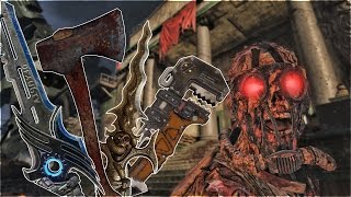 GOROD KROVI ULTIMATE GUIDE for ALL MELEE WEAPONS Time Attack Challenge Black Ops 3 Zombies DLC 3 [upl. by Balbur]