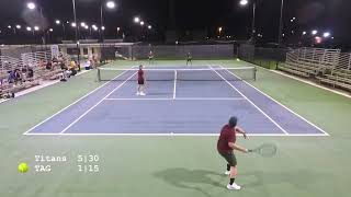 40 div  Nissan Titans vs Biba TAG 09052024  Guam tennis [upl. by Arrim]