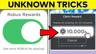 13 Unknown Free Robux Tricks Roblox [upl. by Sorel753]