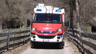 4K  KRFB  A Freiwillige Feuerwehr Verschneid  PoliSoccorso Vigili del Fuoco Volontari Frassineto [upl. by Thrift]