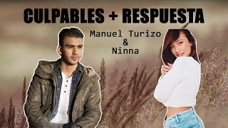 Culpables  Respuesta Manuel Turizo y Ninna [upl. by Acisseg]