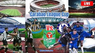 Carabao Cup New Castle Vs Chelsea football soccer CarabaoCup [upl. by Ikila]